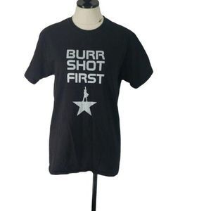 MakerOne Burr Shot Men's First Black Short Sleeve‎ Shirt Medium